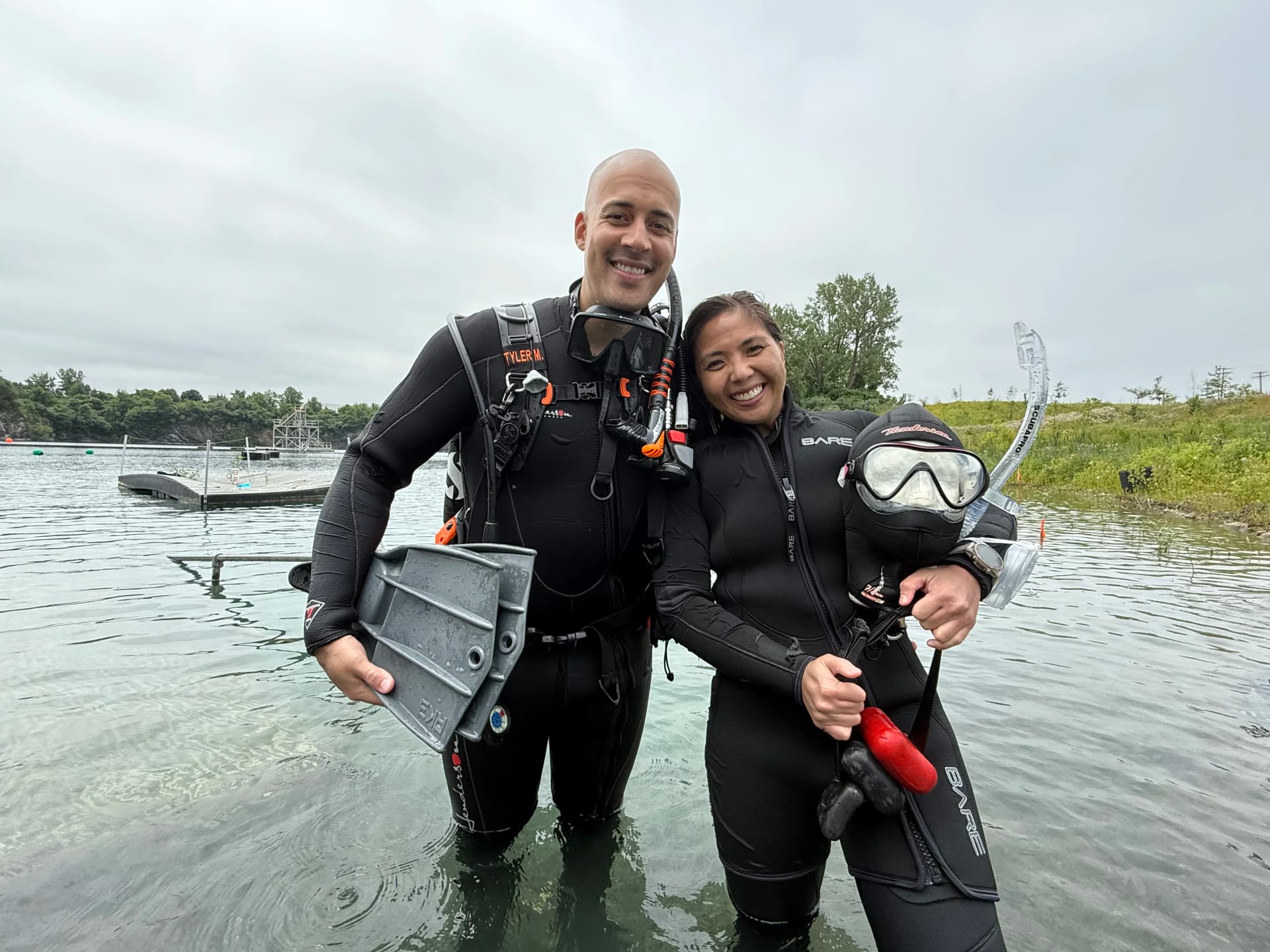 Nikki and Tyler - Co-founders of Scubaful